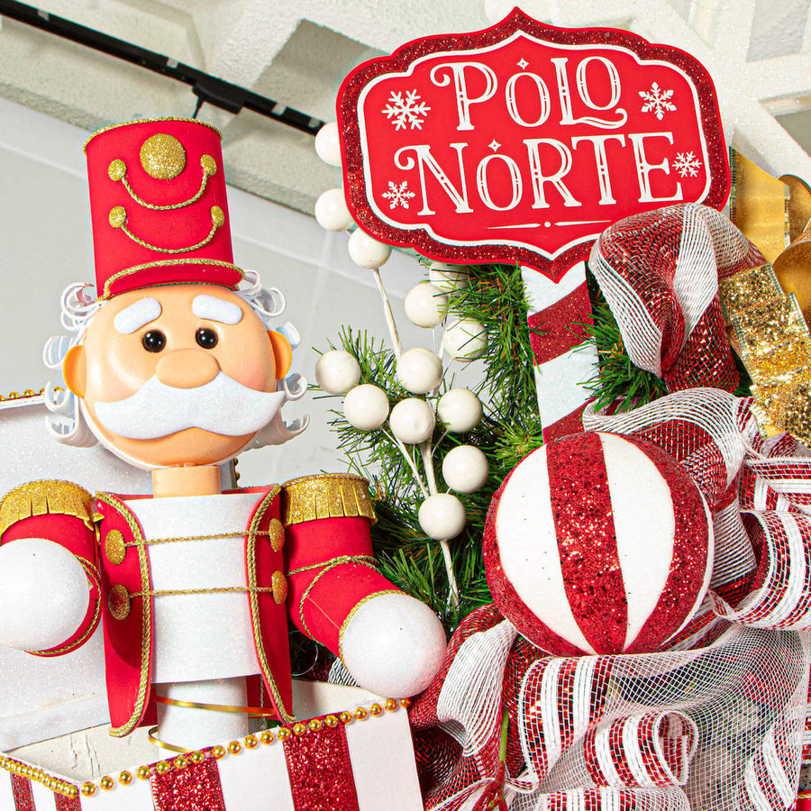 Art.5252 Letrero Polo Norte Color 34x25cm 1pz