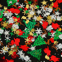 Art.5447 Lentejuela Surtido Navidad Varios Tamaños 50g