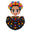 Fantasías Miguel Art.5688 Adorno Mexicana 58x39cm 1pz Multi-Color