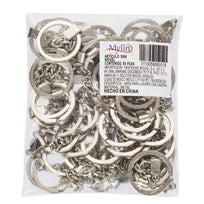 Art.5986 Llavero Fino Aro Con Cadena 30mm 50pz