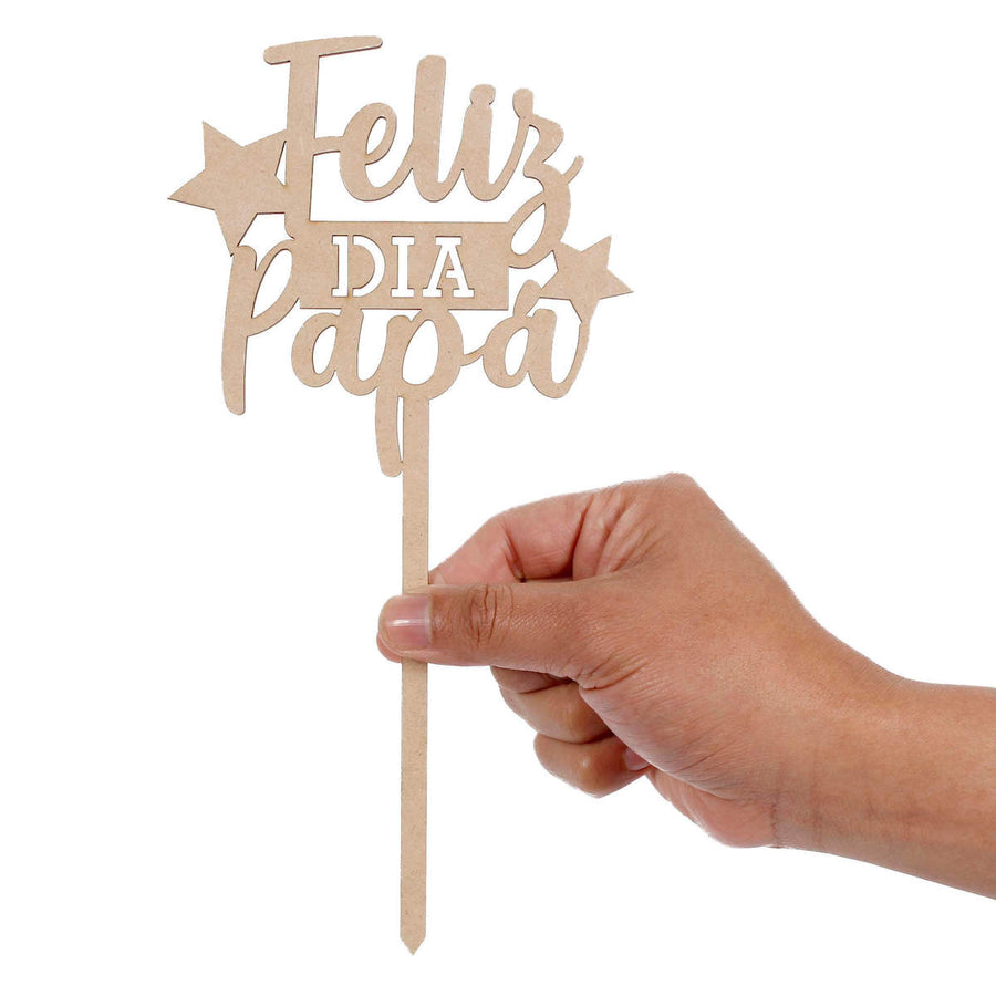 Art.6084 Pick Feliz Día Papá 25x13cm 1pz