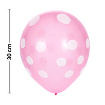 Art.6262 Globo Impreso Con Puntos #12 10pz