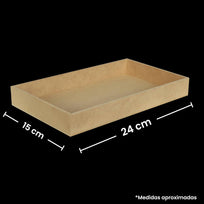 Art.6278 Arenero Rectangular 3x24x14.7cm 1pz