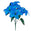 Fantasías Miguel Art.6537 Ramo Lily Grande x7 38cm 1pz Azul