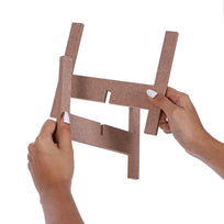 Art.6590 Base Para Maceta Grande 16.5x18.3x18.3cm (Aprox 14 cm Diam) 2pz