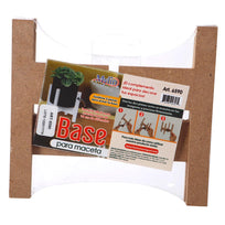 Art.6590 Base Para Maceta Grande 16.5x18.3x18.3cm (Aprox 14 cm Diam) 2pz
