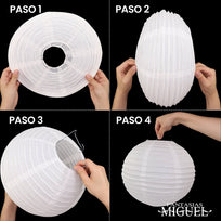 Art.7034 Adorno De Papel Redondo 30cm 1pz