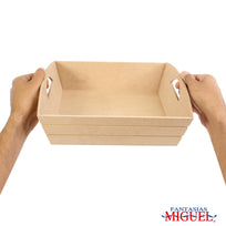 Art.7419 Base Rectangular Con Asa 9x28x28cm 1pz