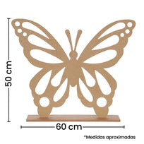 Art.8065 Mariposa Con Base Grande 50x60x10cm 1pz