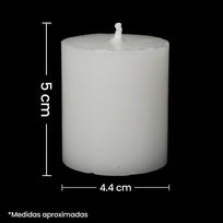 Art.8117 Vela Lisa 5x4.4cm 1pz