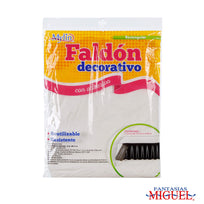 Art.8336 Faldón Rectangular Plástico .73x4.30m 1pz