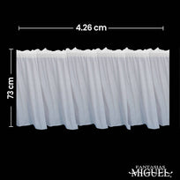 Art.8336 Faldón Rectangular Plástico .73x4.30m 1pz