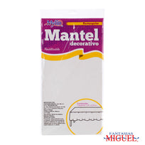 Art.8352 Mantel Plástico Rectangular 1.38x2.76m 1pz