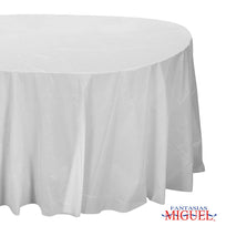 Art.8358 Mantel Plástico Redondo 2.13m De Diámetro 1pz