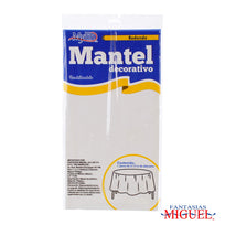 Art.8358 Mantel Plástico Redondo 2.13m De Diámetro 1pz