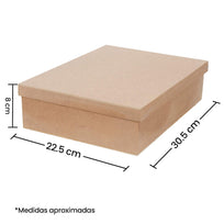 Art.8537 Caja Rectangular 8x30.5x22.5cm 1pz