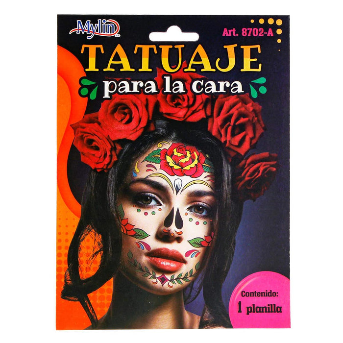 Art.8702 Tatuaje Para Cara
