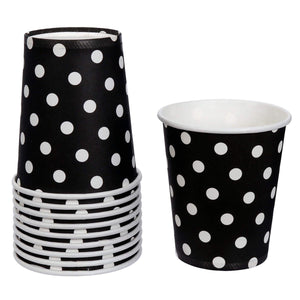 Art.8984 Vaso Color Con Puntos 9x7cm    (Aprox) 10pz