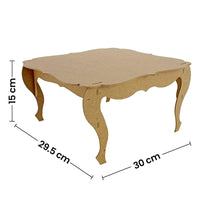 Art.9176 Mesita Garigoleada Chica 15x29.5x30cm 1pz