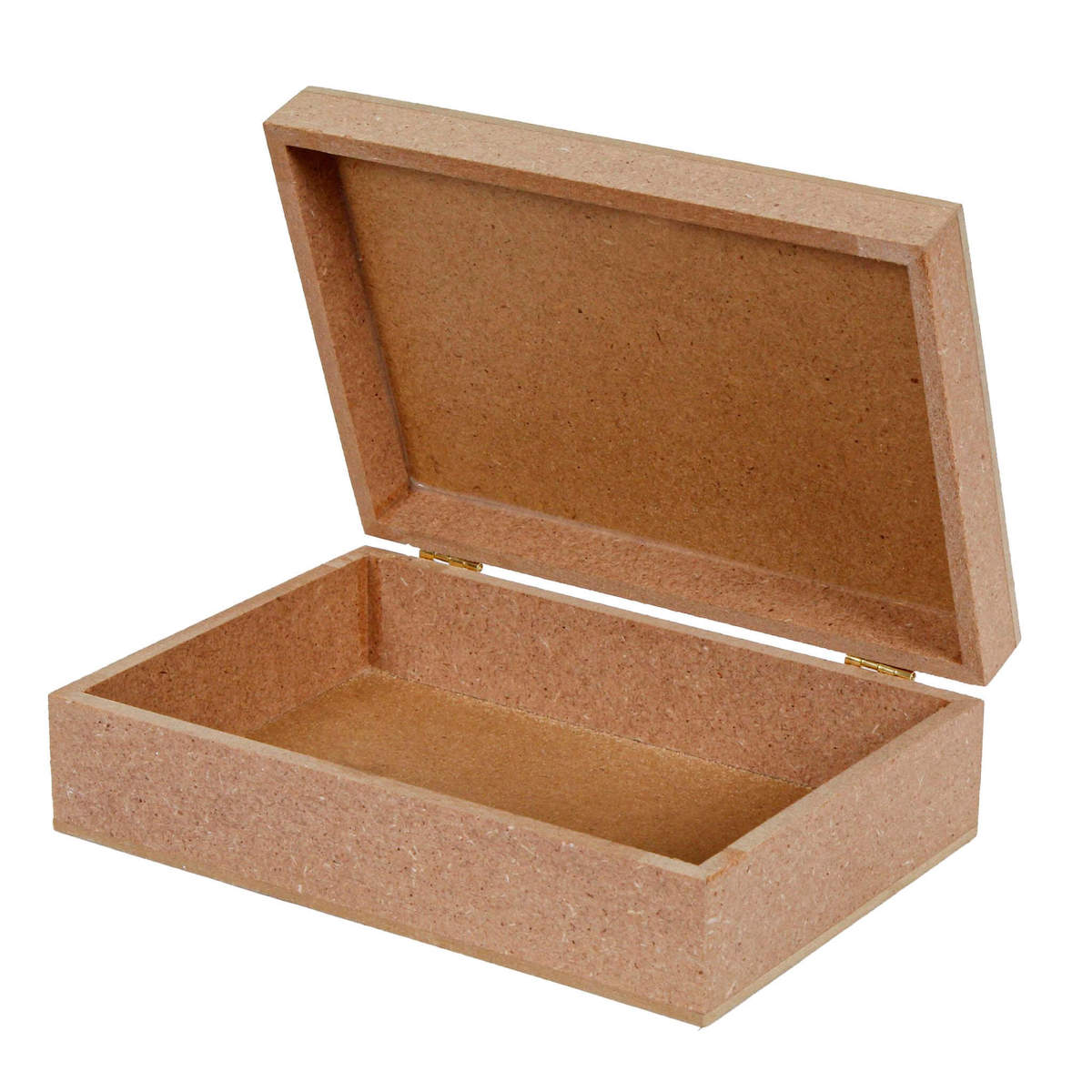 Caja para té de madera con repujado de metal