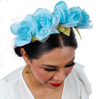 Art.9985 Diadema Flores 20cm 1pz