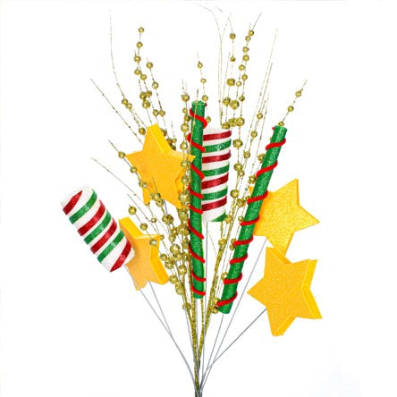 Complemento Para Árbol Multicolor Estrellas