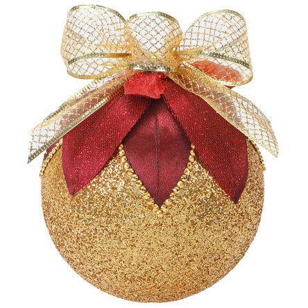 Esfera Diamantada Oro-Vino