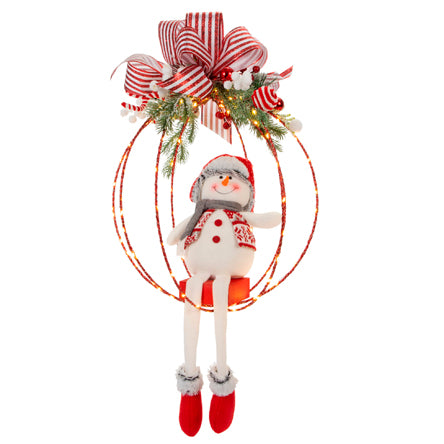 Colgante Con Muñeco De Nieve