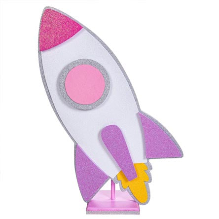 Cohete Espacial Rosa
