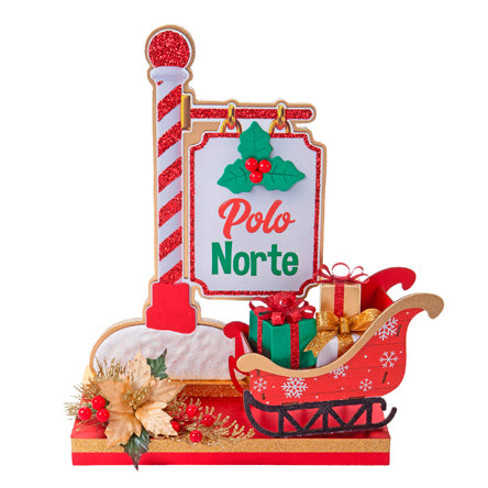 Adorno Navideño Polo Norte