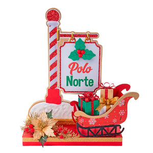 Adorno Navideño Polo Norte
