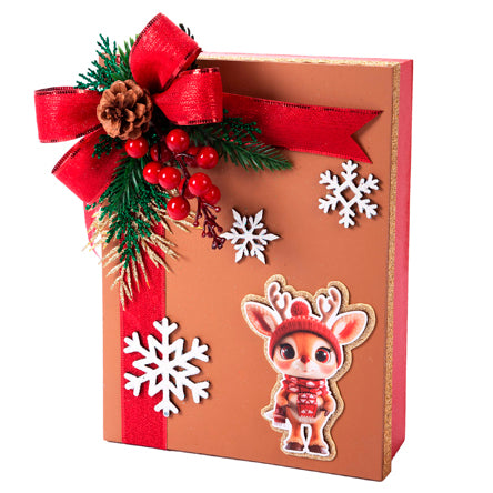 Caja Regalo Venado Navideño
