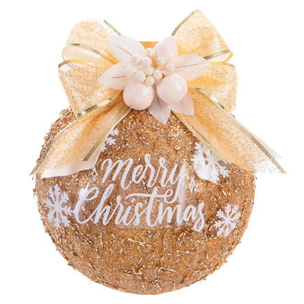 Esfera Navideña Dorada