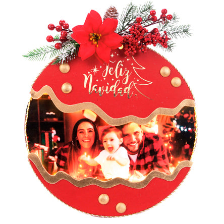 Adorno Esfera Navidad Familia
