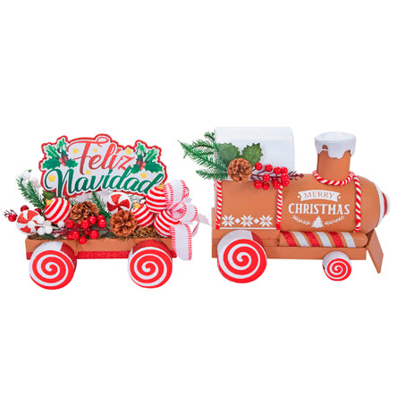 Adorno Trenecito Merry Christmas