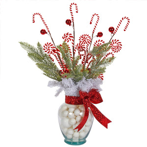 Florero Navideño Caramelos