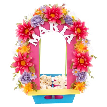 Trajinera Con Flores