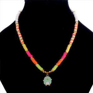 Colla Neón Con Dije Patito