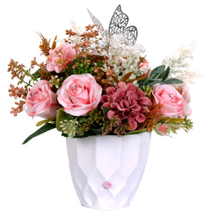 Arreglo Floral Con Mariposa