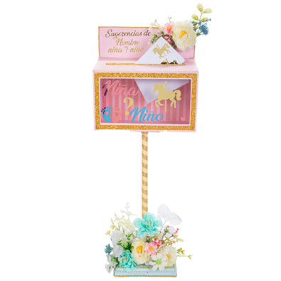 Fantasías Miguel Clave:WF90 Buzon Baby Shower Carrusel