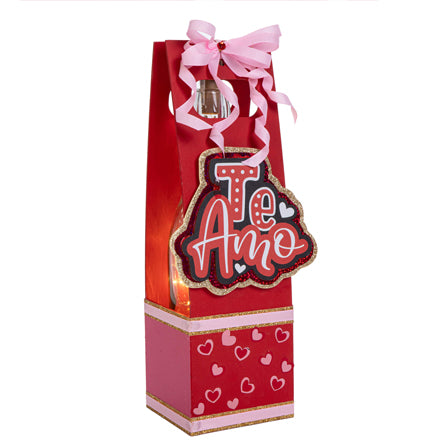 Portabotella Rosa-Rojo