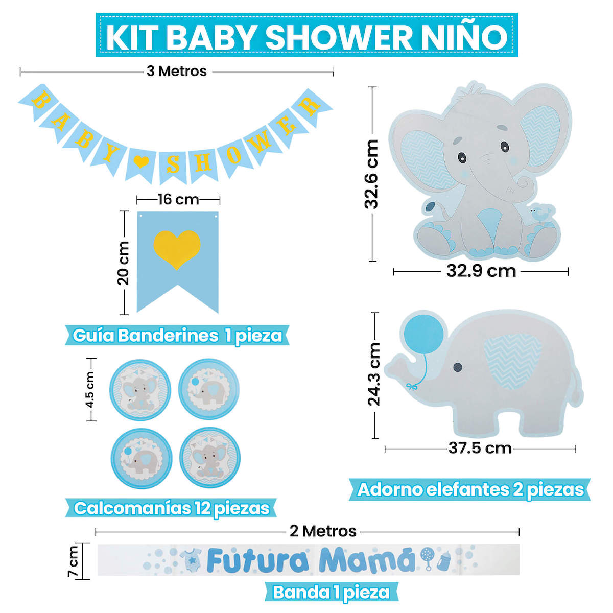 Kit Baby Shower Niña