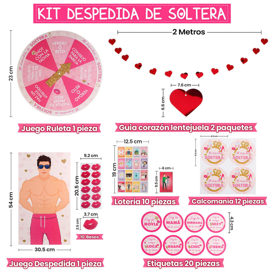 Art.10011 Kit Despedida De Soltera 1pz