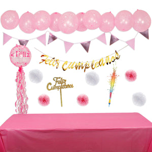 Art.10012 Kit Cumpleaños Niña  1pz