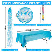 Art.10014 Kit Cumpleaños Niño 1pz
