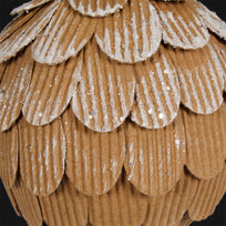 Art.10044 Esfera Piña Nevada 80mm 3pz