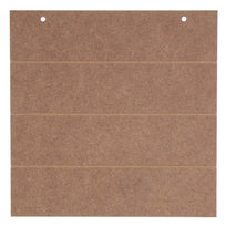 Art.10222 Letrero Cuadrado Ranurado