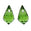 Fantasías Miguel Art.10410 Gota Cristal Color 7x11mm 100pz Verde