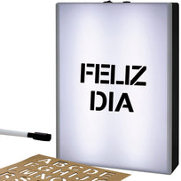 Art.1702 Anuncio Luminoso Con Plantilla