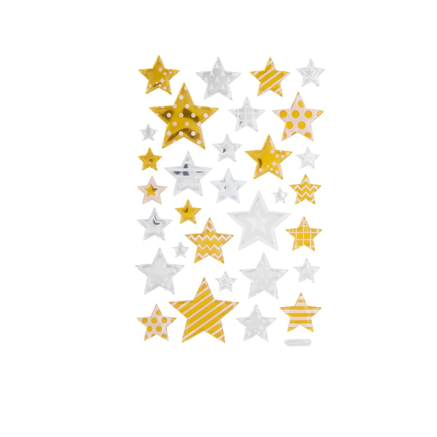 Art.2245 Calcomanías Fiestas Metálica